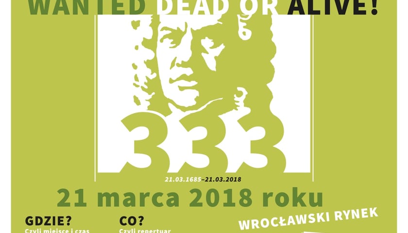 333. urodziny Bacha we Wrocławiu. Specjalne koncerty