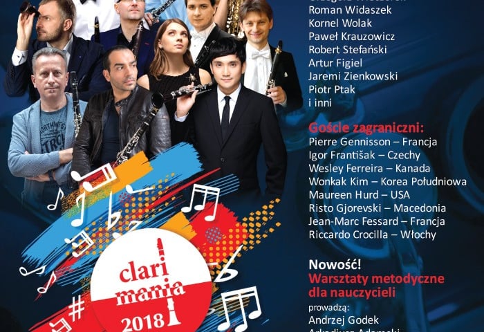 Festiwal klarnetowy Clarimania 2018. Zobaczcie program