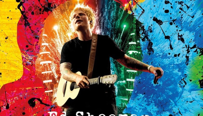 Ed Sheeran z gitarą 
