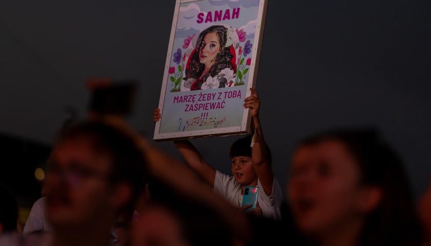 Koncert sanah na terenach zielonych stadiony Tarczyński Arena