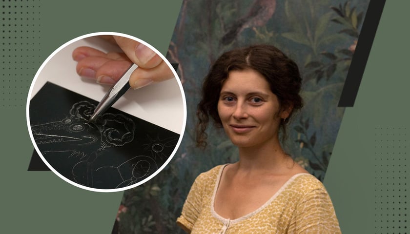 Graficzka Aleksandra Czudżak poprowadzi Otwarte Studio Galerii Miejskiej. Opowie o inspiracjach, odbije grafiki