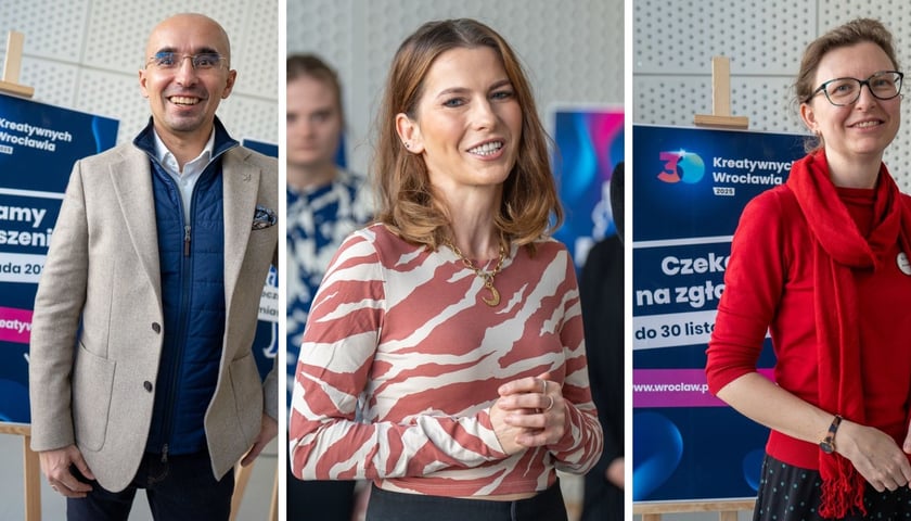 Na zdjęciu laureaci 30 Kreatywnych Wrocławia z poprzednich edycji – Krzysztof Jarzyna, Anna Jur, Monika Glińska