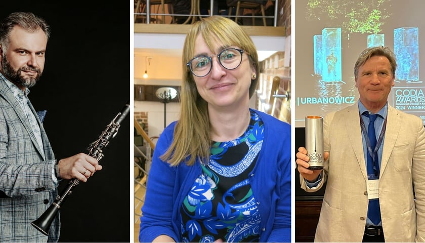 Na zdjęciach od lewej – Jan Jakub Bokun, Dobromiła Jankowska, Tomasz Urbanowicz