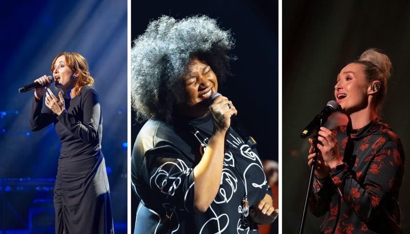 Na zdjęciu artystki, które wystąpią podczas koncertu – od lewej Justyna Szafran, Emose Uhunmwangho, Justyna Woźniak 