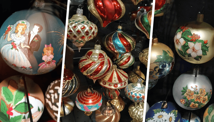 Bombki ze zbiorów Muzeum Bombki w Miliczu 