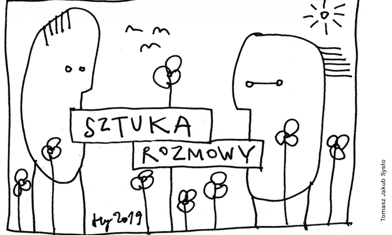 Grafika Tomasza Jakuba Sysły towarzysząca Wrocławskiemu Kongresowi Kultury