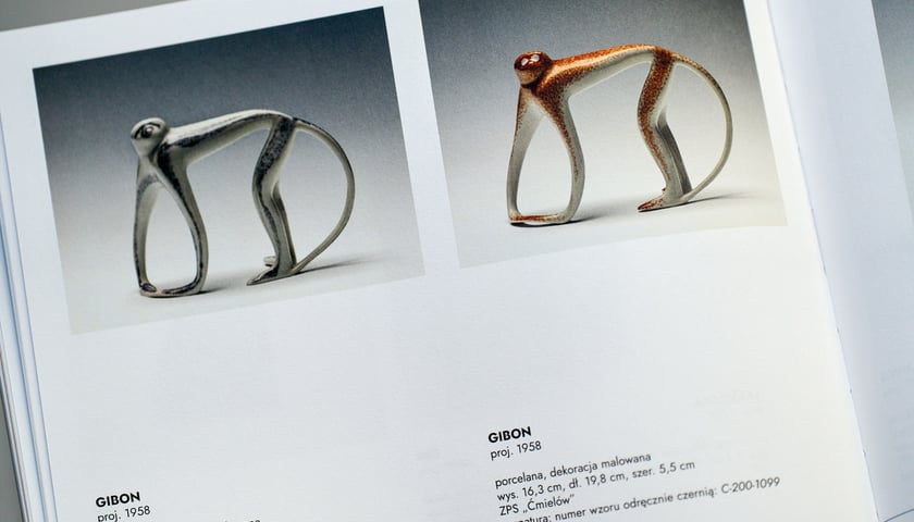 Książka-katalog wystawy &bdquo;Wielka czw&oacute;rka i inni. Ceramiczna rzeźba kameralna w PRL-u&rdquo; &ndash; projekty Hanny Orthwein