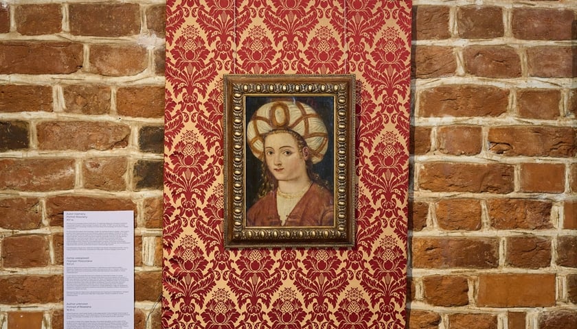 Portret Roksolany, żony sułtana Sulejmana Wspaniałego, ozdoba wystawy z kolekcji Lwowskiego Muzeum Historycznego we wrocławskim Arsenale