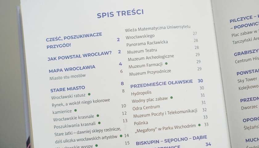 <p>Celina i Kamil Karpińscy, &bdquo;Miejsca we Wrocławiu. Ilustrowany przewodnik dla dzieci&rdquo;&nbsp;</p>