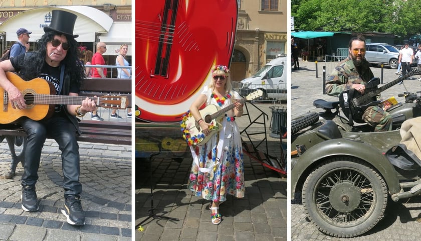 Na trzech zdjęciach – od lewej Pan Henryk ze Spytkowic, Pani Beata z Krakowa, Hipis z wrocławskiego Oporowa