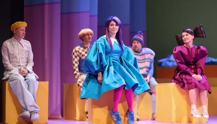 Na zdjęciu bohaterowie „Złej dziewczynki”, nowej premiery we Wrocławskim Teatrze Lalek 