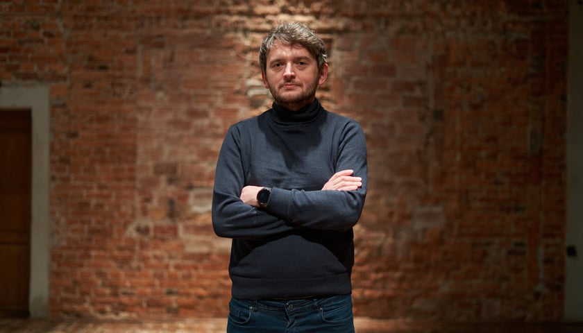 Jakub Tabisz z Instytutu im. Jerzego Grotowskiego. 