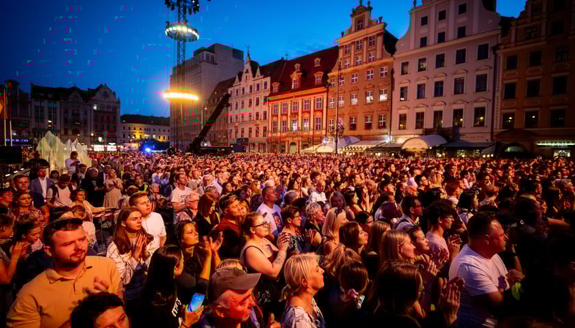 Koncert Wrocław Przyszłości we wrocławskim Rynku