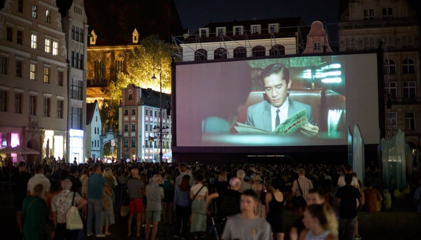 <p>Seans Kina na Rynku Festiwalu Nowe Horyzonty w 2022 roku</p>