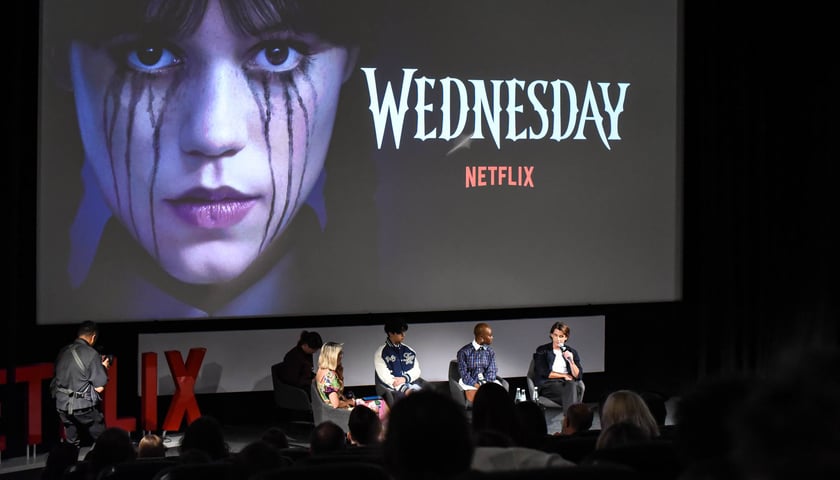 Spotkanie z gwiazdami serialu "Wednesday"