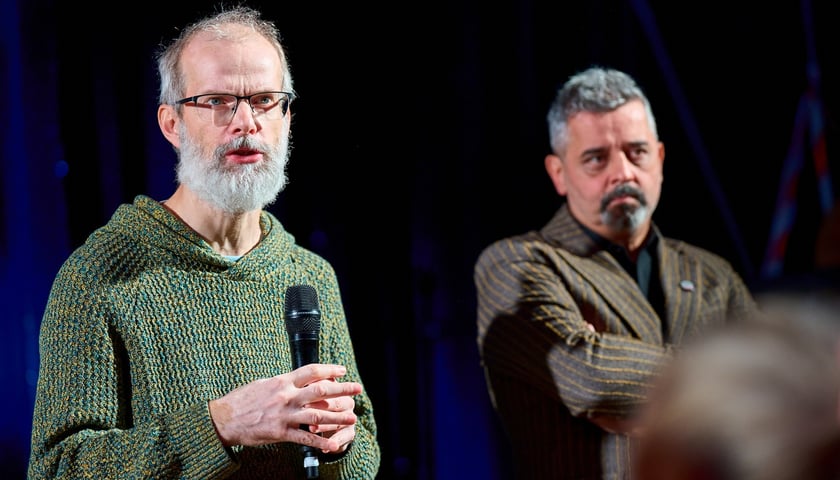 <p>Pr&oacute;ba prasowa do spektaklu &bdquo;Dzień świstaka&rdquo; w Teatrze Muzycznym Capitol</p>