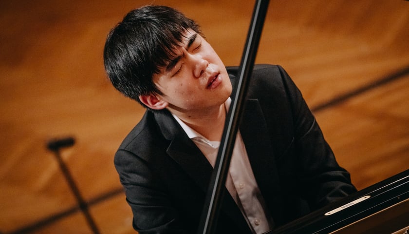 <p>Kevin Chen podczas przesłuchań Konkursu Chopinowskiego w III etapie</p>