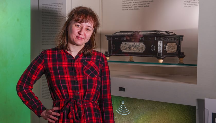 <p>Magdalena Sudoł z Działu Wystawy Gł&oacute;wnej w Muzeum Pana Tadeusza</p>