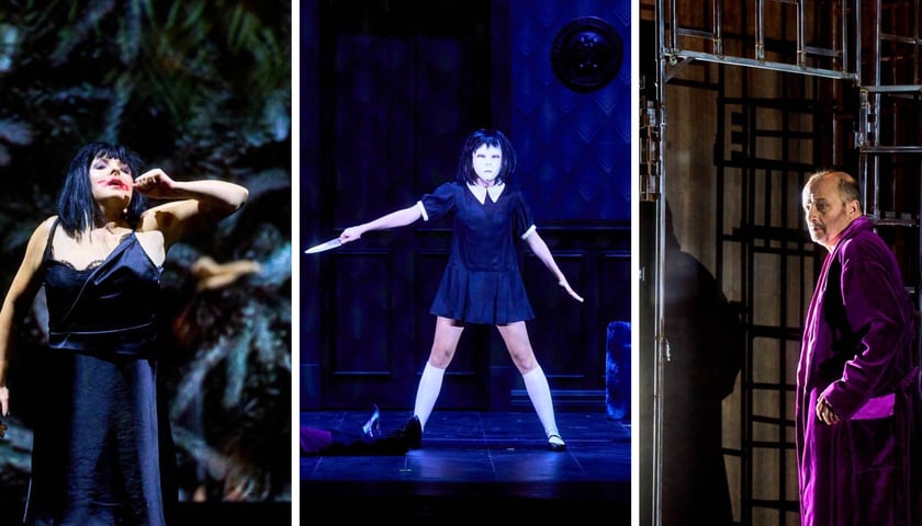 Na zdjęciach od lewej Heriodiada, Salome, Herod – troje głównych postaci opery „Salome” 