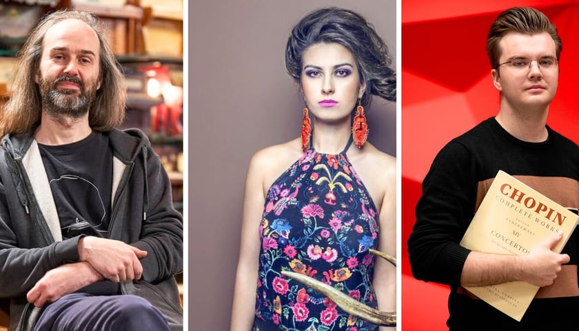 na zdjęciach od lewej – Paweł Romańczuk, Magdalena Zawartko, Piotr Alexewicz