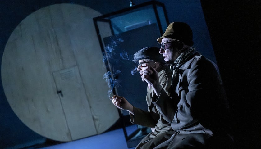 Lubiewo na scenie Wrocławskiego Teatru Współczesnego. Scena z próby spektaklu.