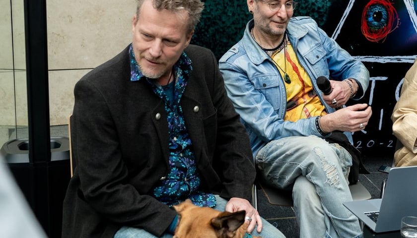 <p>Konferencja prasowa z ogłoszeniem programu PPA 2026 &ndash; od lewej Michał Litwieniec i Cezary Studniak, szef artystyczny PPA 2026</p>