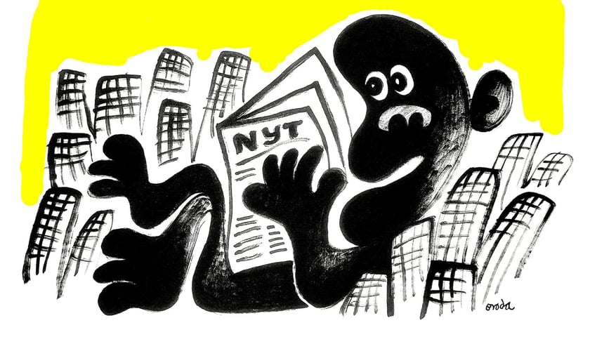 <p>King Kong z &bdquo;The New York Timesem&rdquo; - zapowiedź cyklu rysunk&oacute;w Tomasza Brody dla słynnego dziennika</p>