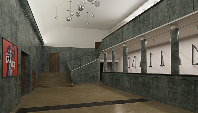 <p>Tak będzie wyglądało foyer Sceny Kameralnej Teatru Polskiego </p>