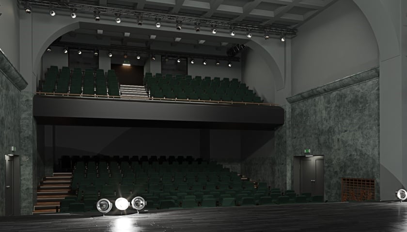 <p>Tak będzie wyglądała widownia Sceny Kameralnej Teatru Polskiego </p>