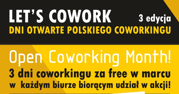 „Let’s Cowork – Dni Otwarte Polskiego Coworkingu”