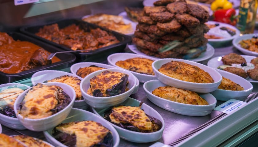 Marheineke Markthalle, strefa gastro
