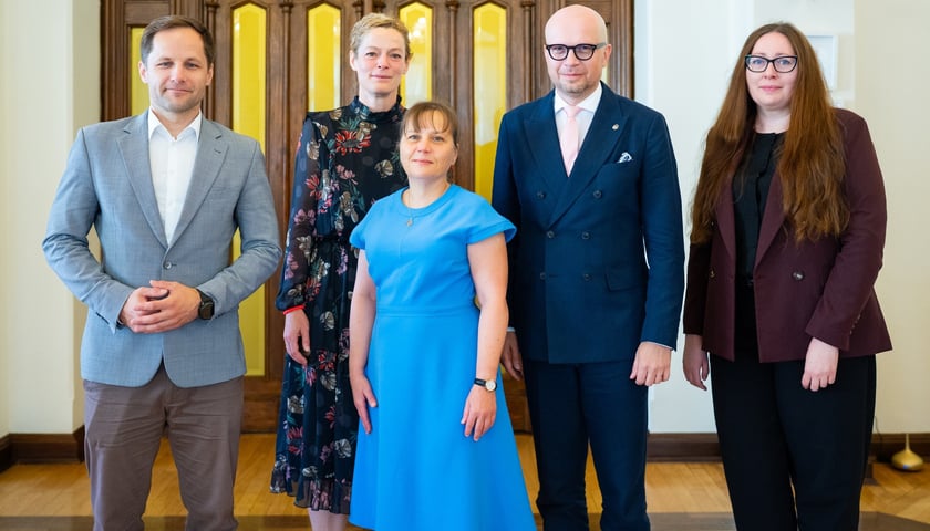 Spotkanie przedstawicielek firmy Ravensburger z wiceprezydentem Jakubem Mazurem, 19 czerwca 2026