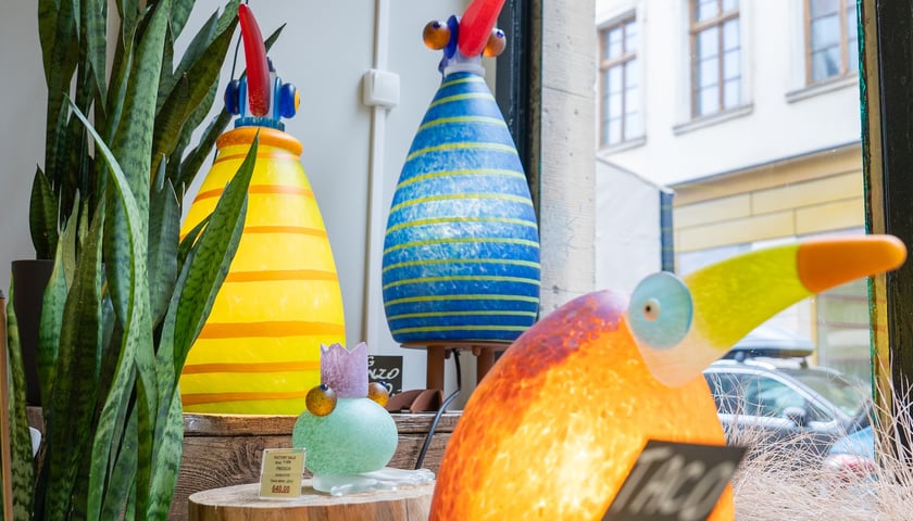 Galeria szkła Borowski Studio przy ul. Kiełbaśniczej 1 we Wrocławiu.