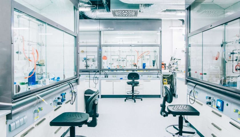 Laboratoria Wrocławskiego Parku Technologicznego.