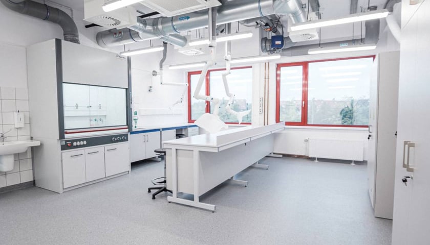 Laboratoria Wrocławskiego Parku Technologicznego.