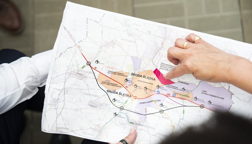 Wizyta studyjna na miejscu planowanej inwestycj TEEMA pod Wrocławiem.