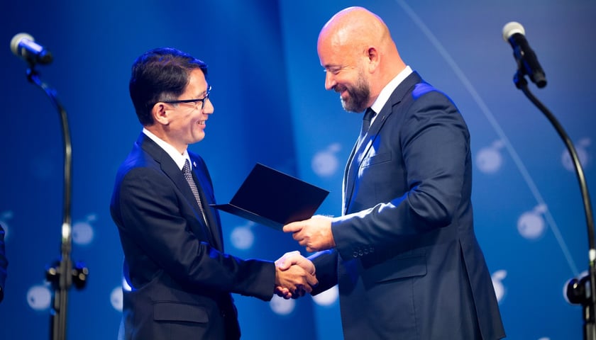 Nagrodę odebrał Tadahiko Nakamura, wiceprezes Toyota Motor Manufacturing Poland
