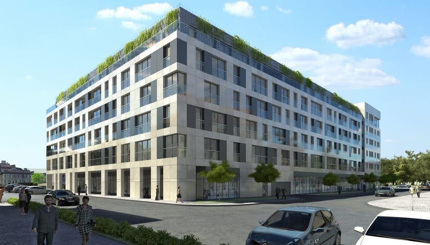 Wizualizacje apartamentowca Verity Rivage, jaki firma Verity Development planowała wybudować przy pl. Maxa Borna we Wrocławiu. Projekt: Kuryłowicza & Associates.