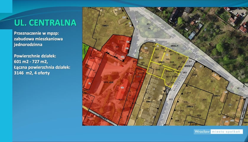 Działki budowlane pod zabudowę jednorodzinną we Wrocławiu