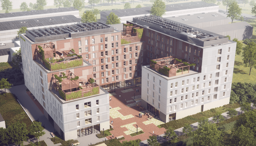 Dom studencki MILESTONE Student Living wybudowany zostanie przy ul. Fabrycznej 22