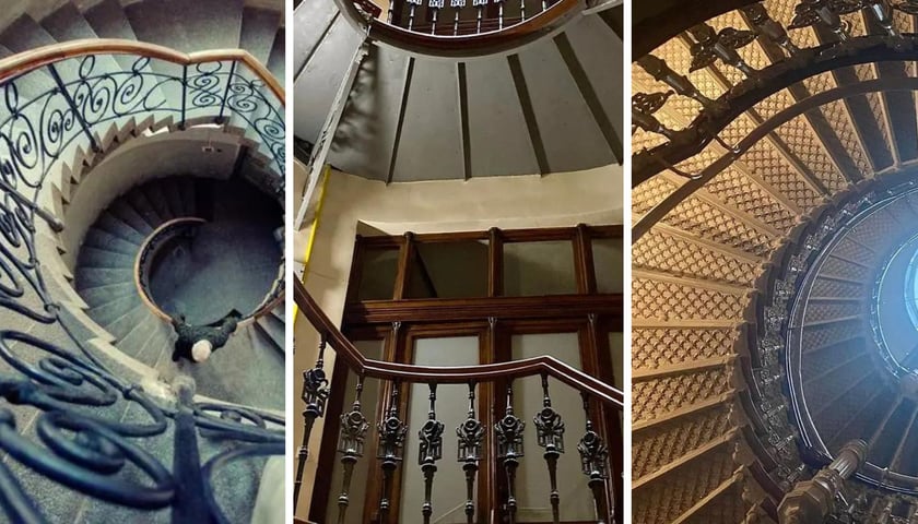 Fantazyjnie zakręcone i przepięknie wykonane – schody we wrocławskich kamienicach