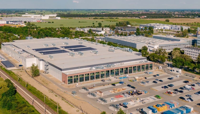 Na zdjęciu: teren na którym Align Technology wybudował zakład produkcyjny we Wrocławiu 