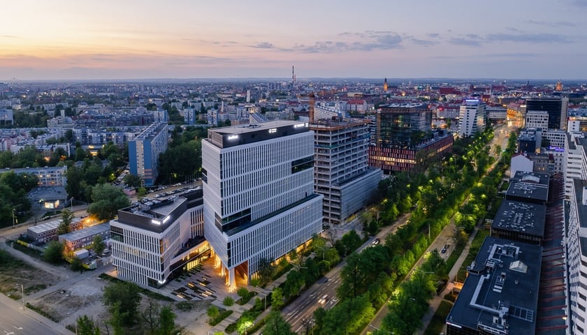 Na zdjęciu biurowce Centrum Południe