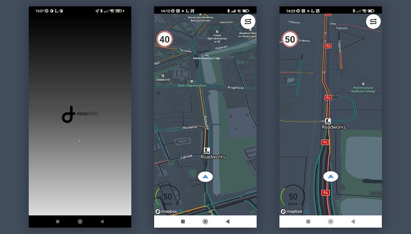 Powiększ obraz: Aplikacja mobilona deeptraffic we Wrocławiu