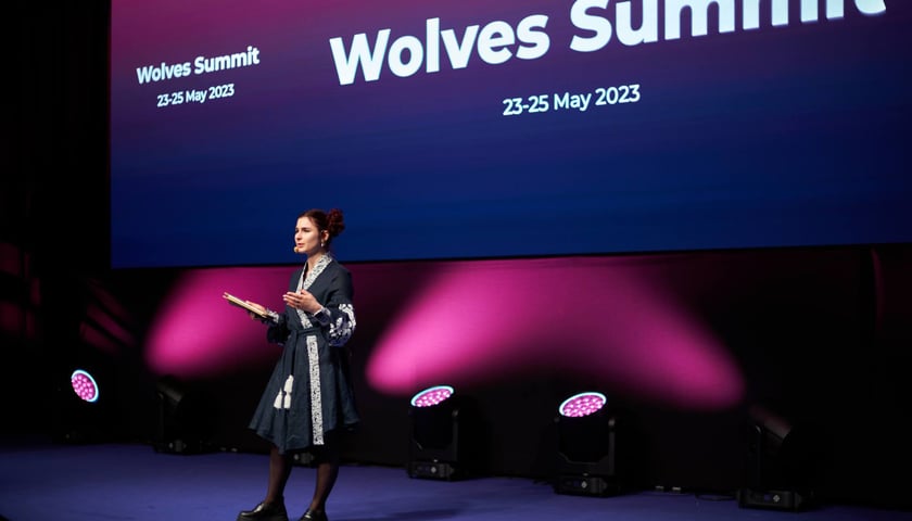 Powiększ obraz: Uczestniczka Wolves Summit 2023
