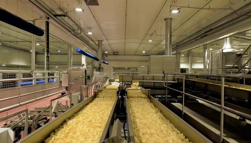Powiększ obraz: <p>Fabryka chips&oacute;w PepsiCo otwarta w Świętem k. Środy Śląskiej</p>