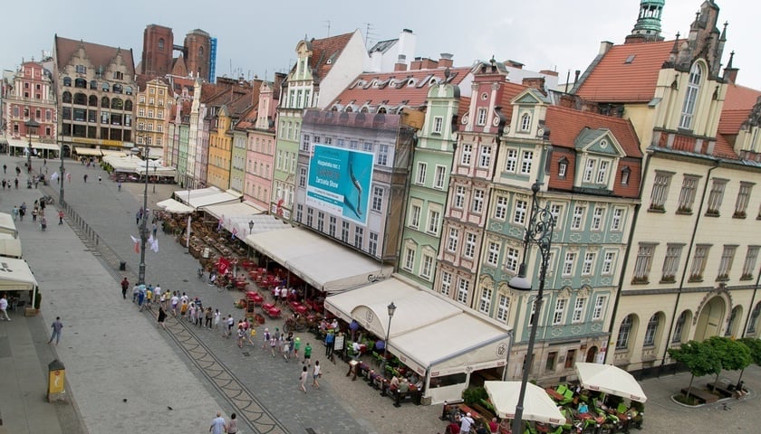 Ogródki gastronomiczne na wrocławskim Rynku