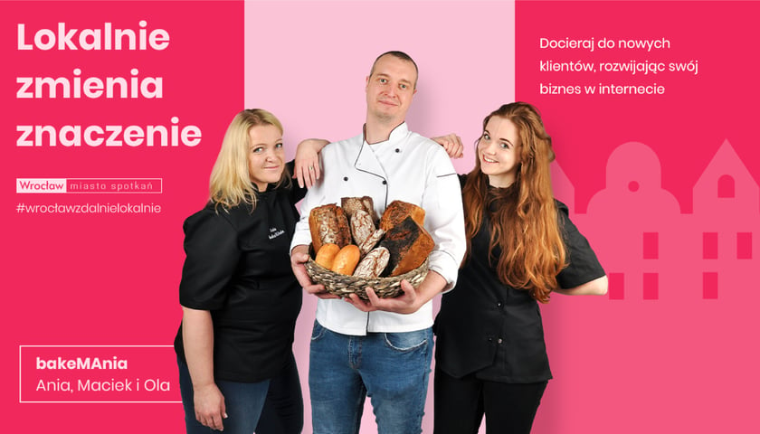 Grafika przedstawia pracowników BakeMAnia 