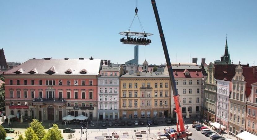Dinner in the Sky Wrocław 2019 r.