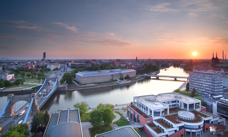 Panorama Wrocławia 